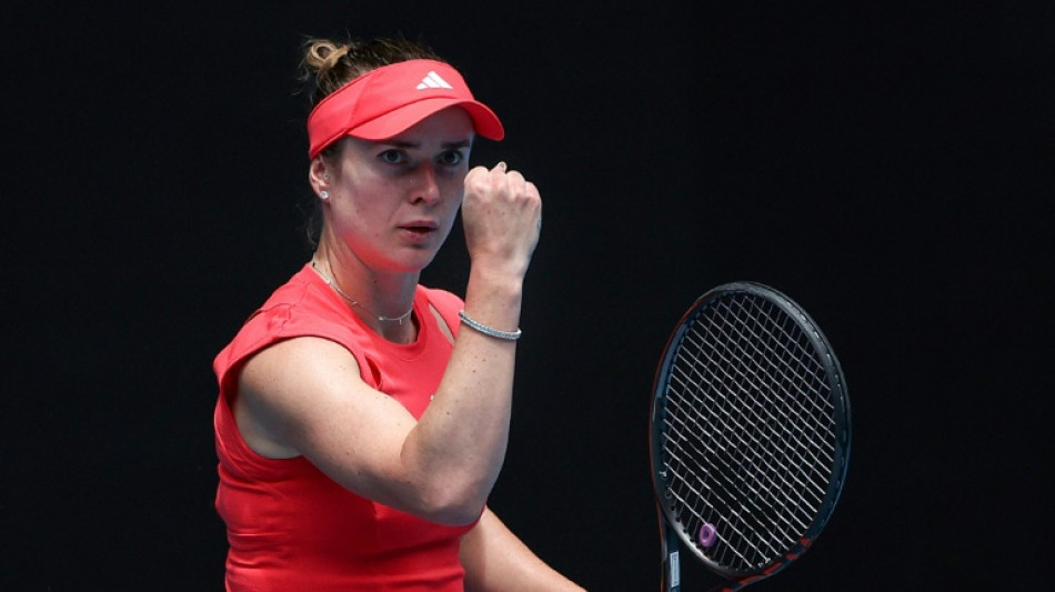Open d'Australie: Elina Svitolina, l'Ukraine au c&oelig;ur et le combat dans le sang