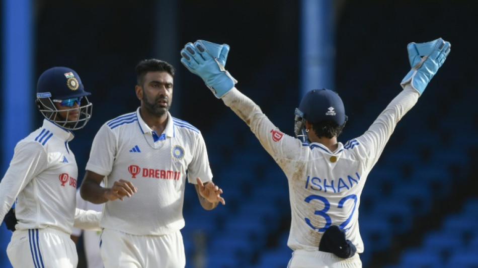 Ashwin double strike boosts India's Test sweep bid