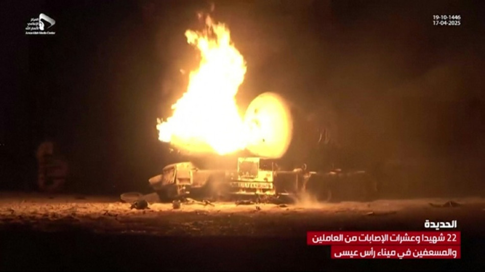 Huthi-Miliz meldet mehr als 50 Tote nach US-Angriff auf Ölhafen im Jemen