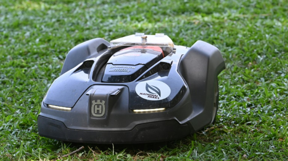Rasenmähroboter löst Polizeieinsatz aus: Maschine hat sich festgefahren 