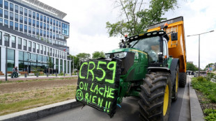 Engrais: la Coordination rurale manifeste en tracteurs dans Lille