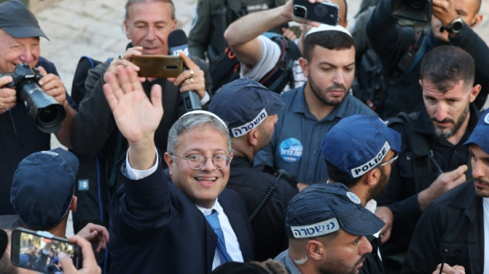 Israels rechtsextremer Sicherheitsminister Ben Gvir besucht Tempelberg in Jerusalem