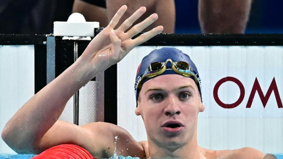 Natation: L&eacute;on Marchand et Summer McIntosh &eacute;lus nageurs de l'ann&eacute;e
