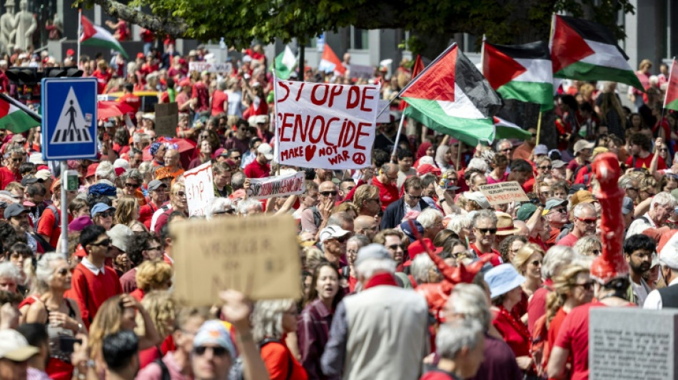 Zehntausende demonstrieren in den Niederlanden gegen Krieg im Gazastreifen