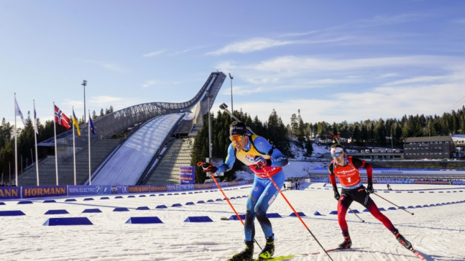 Biathlon: Fillon Maillet deuxi&egrave;me de la poursuite d'Oslo derri&egrave;re Lesser