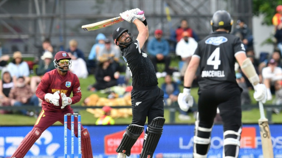 Mitchell ton steers New Zealand to seven-run win in first Windies ODI