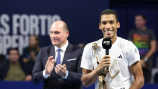 Auger-Aliassime thanks new bride after lifting Brussels ATP title