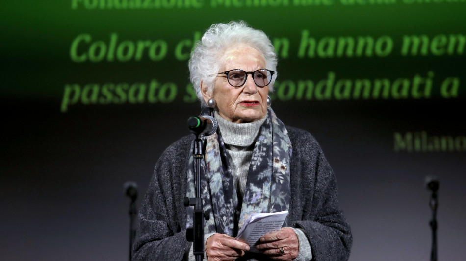 Liliana Segre nel film-testamento, 'così ho vissuto'