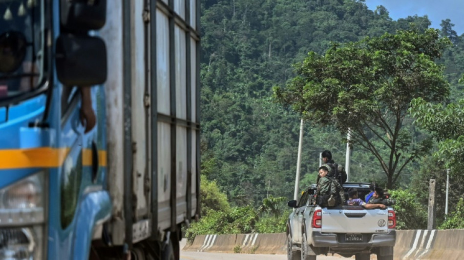 Myanmar truckers slog on as conflict clogs trade highway