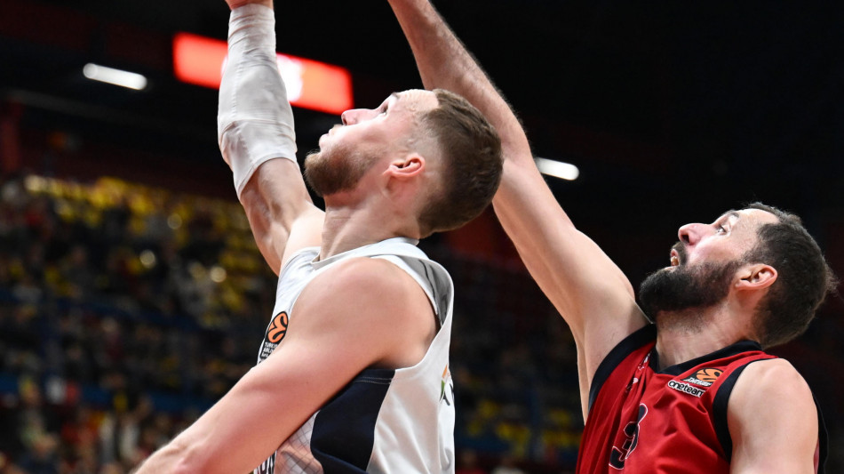 Eurolega: EA7 Milano-Baskonia 111-89