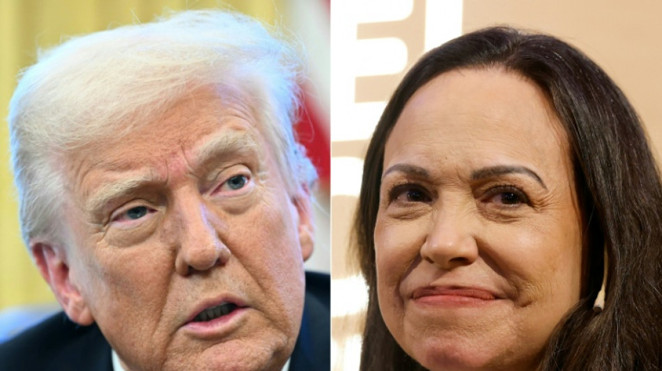 Trump recebe Mar&iacute;a Corina Machado enquanto consolida di&aacute;logo com Caracas
