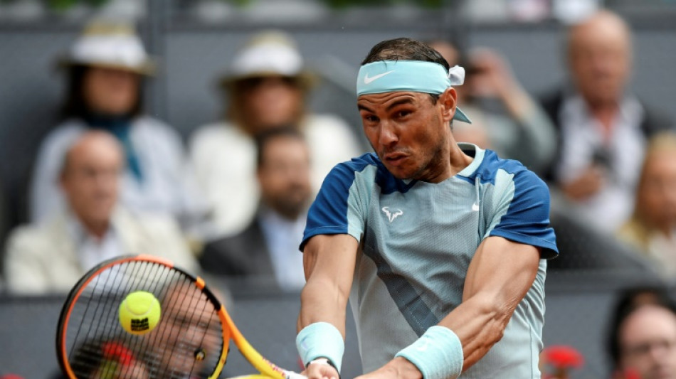 Tennis: retour r&eacute;ussi pour Nadal &agrave; Madrid