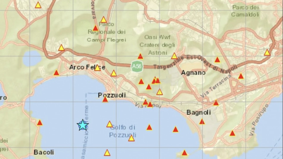Scossa terremoto magnitudo 3.9, paura ai Campi Flegrei