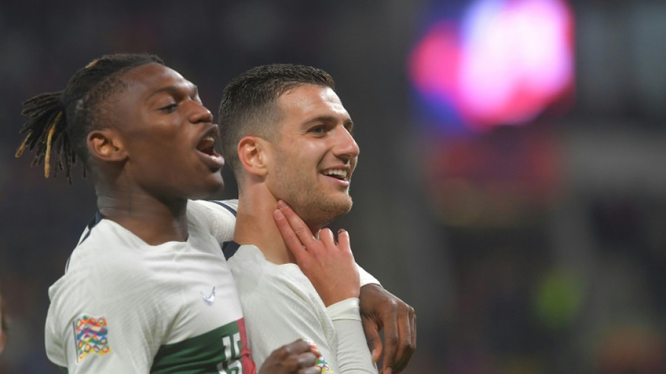 Portugal cruise past Czechs as Dalot bags brace