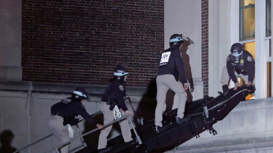Pro-palästinensische Campus-Besetzer in New York: Polizei auf Gelände im Einsatz