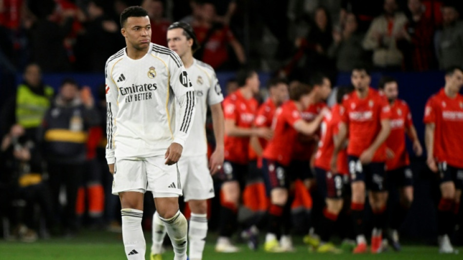 Leaders Real Madrid stung at Osasuna, Atletico back on track