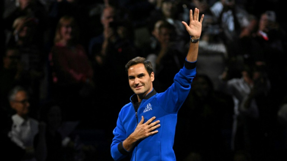 Tearful Federer bows out of tennis with Laver Cup defeat