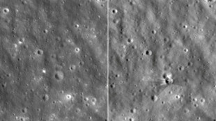 Nasa revela imagens de cratera deixada por foguete da SpaceX na Lua