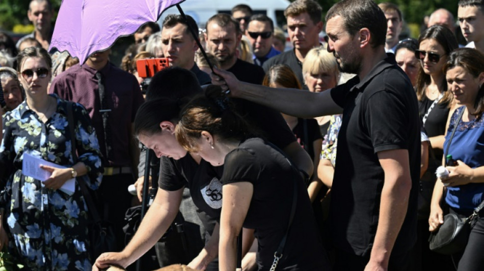 'Nowhere is safe': west Ukraine town mourns boy killed in Russian strike