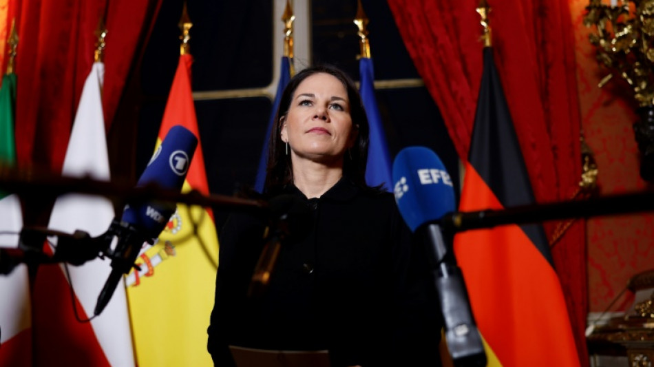 Baerbock fordert mit Blick auf Ukraine-Verhandlungen "dauerhafte" L&ouml;sung 