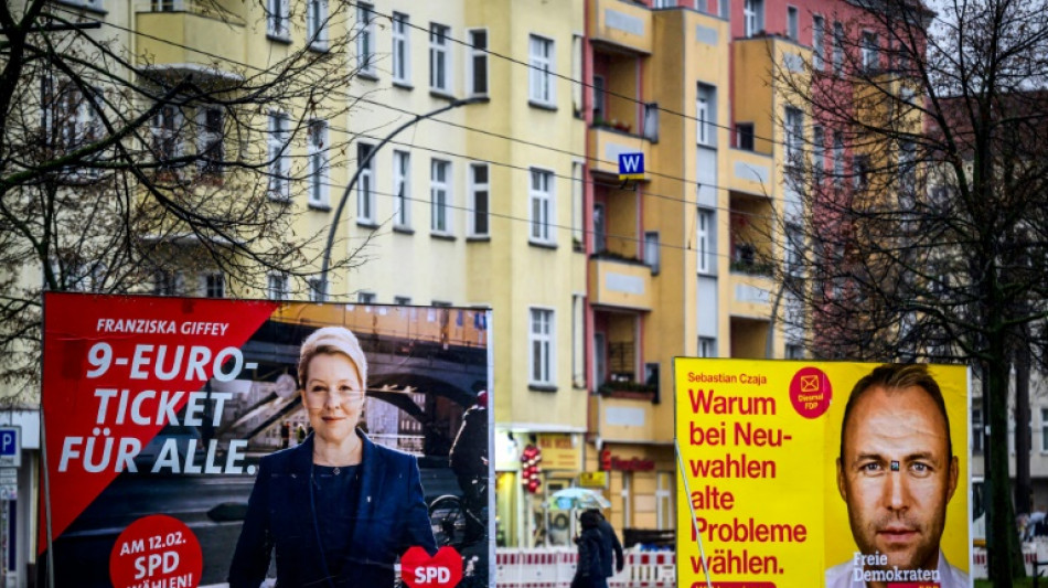 ZDF-"Politbarometer" sieht CDU bei Berliner Abgeordnetenhauswahl vorn