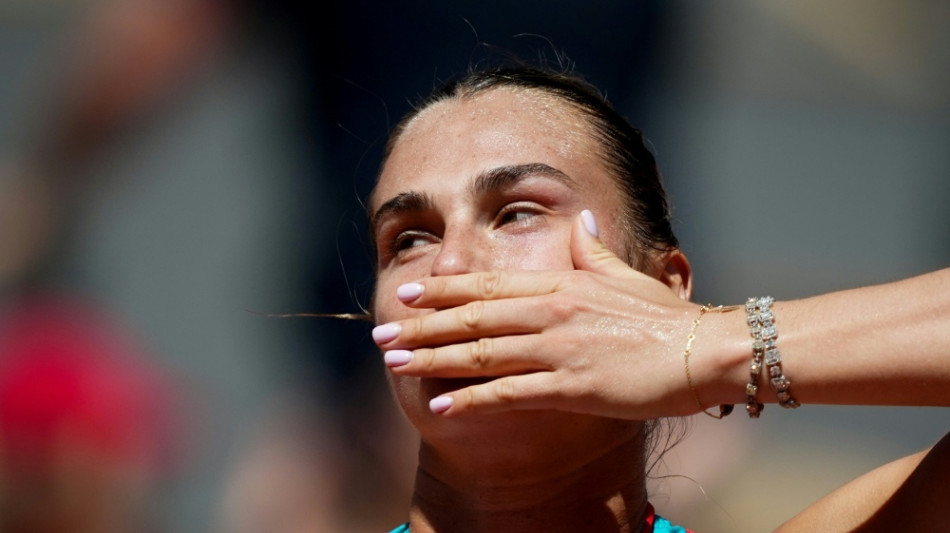 French Open: Sabalenka erreicht m&uuml;helos Achtelfinale
