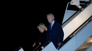 Biden zu Trauerfeierlichkeiten f&uuml;r die Queen in Gro&szlig;britannien eingetroffen 