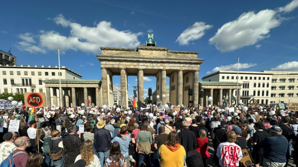 Miles de personas piden en Alemania la prohibición del partido de ultraderecha AfD