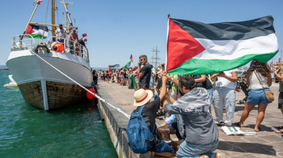 Neues Schiff von pro-palästinensischer "Freedom Flotilla" startet Richtung Gaza