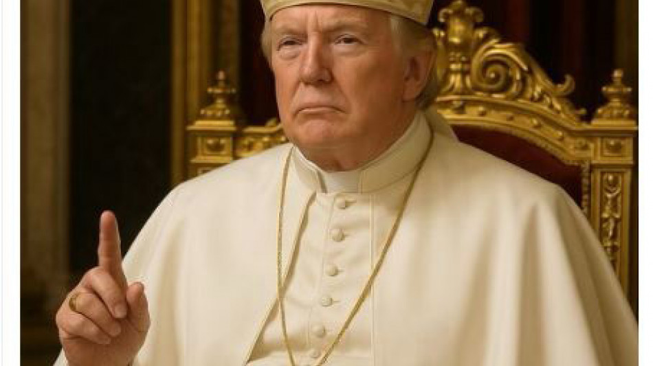 Trump, 'la mia foto da Papa? Ai cattolici è piaciuta'