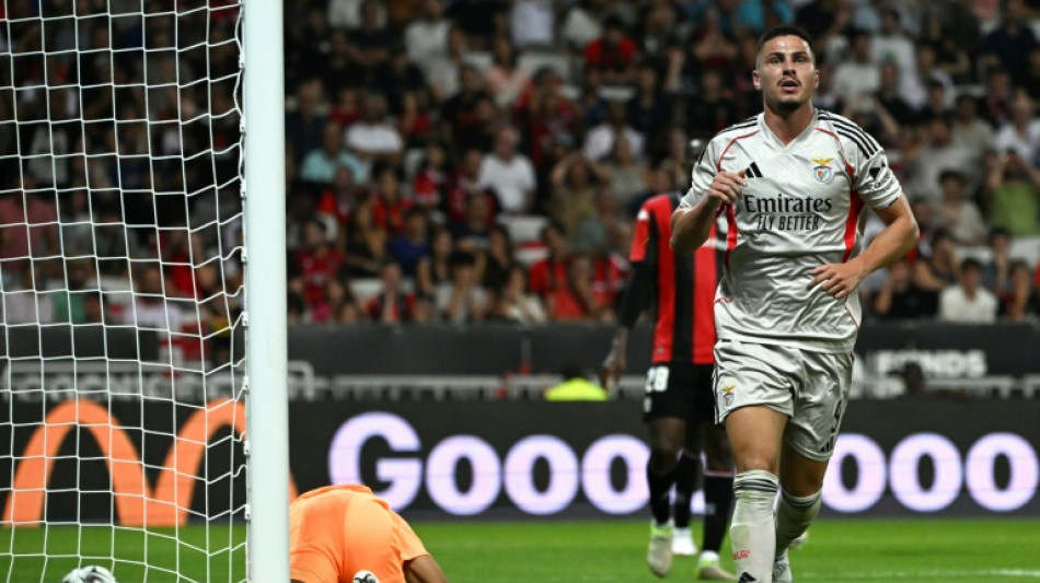 Ligue des champions: Benfica  s'impose à Nice (2-0) et prend une belle option