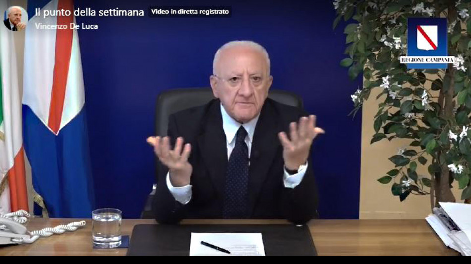 De Luca, priorit&agrave; i programmi, dir&ograve; sempre ci&ograve; che penso