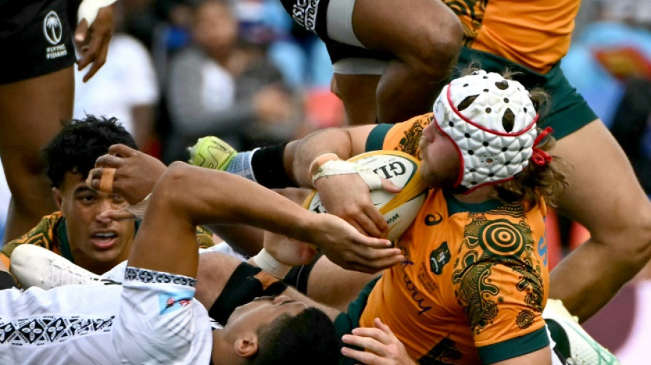 Last-gasp try saves 'massively relieved' Australia against Fiji  