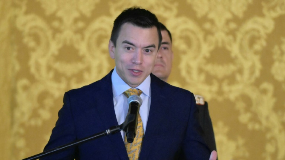 Noboa prop&otilde;e consulta popular para combater crime organizado no Equador