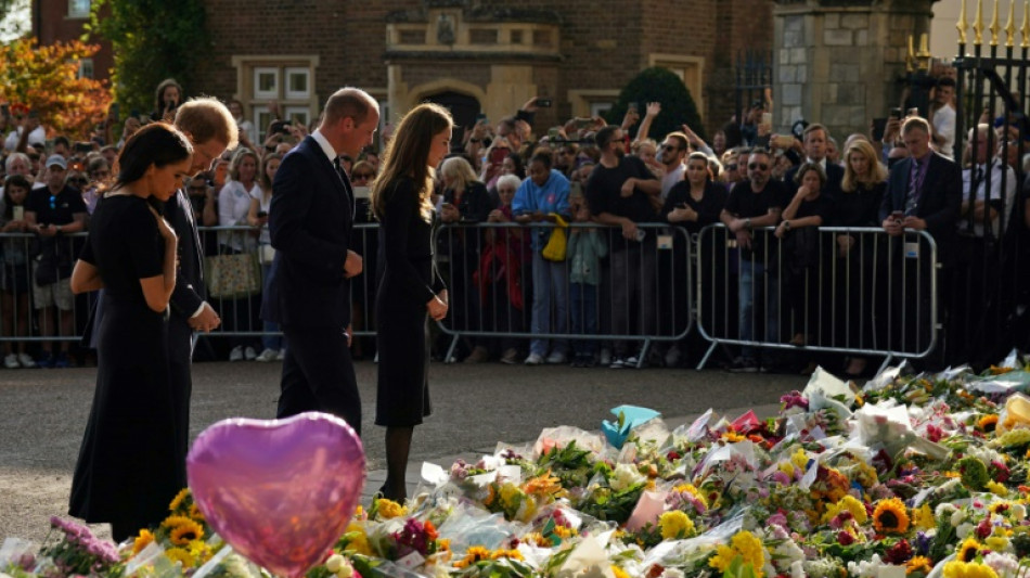 William, Harry, Kate et Meghan unis &agrave; neuf jours des fun&eacute;railles de la reine