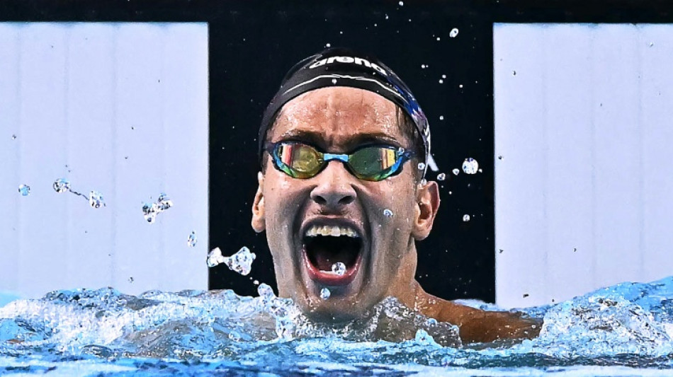 Tunisia's Jaouadi wins 800m freestyle gold for first major title