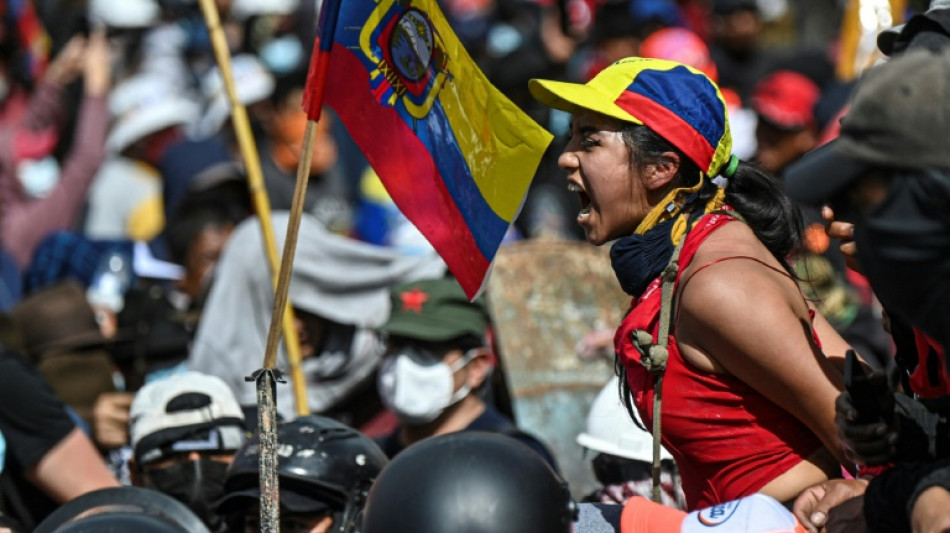 Ecuador president accuses Indigenous protesters of seeking coup 