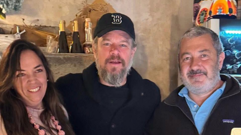 'Ulisse' sta per lasciare Lipari, cena eoliana per Matt Demon