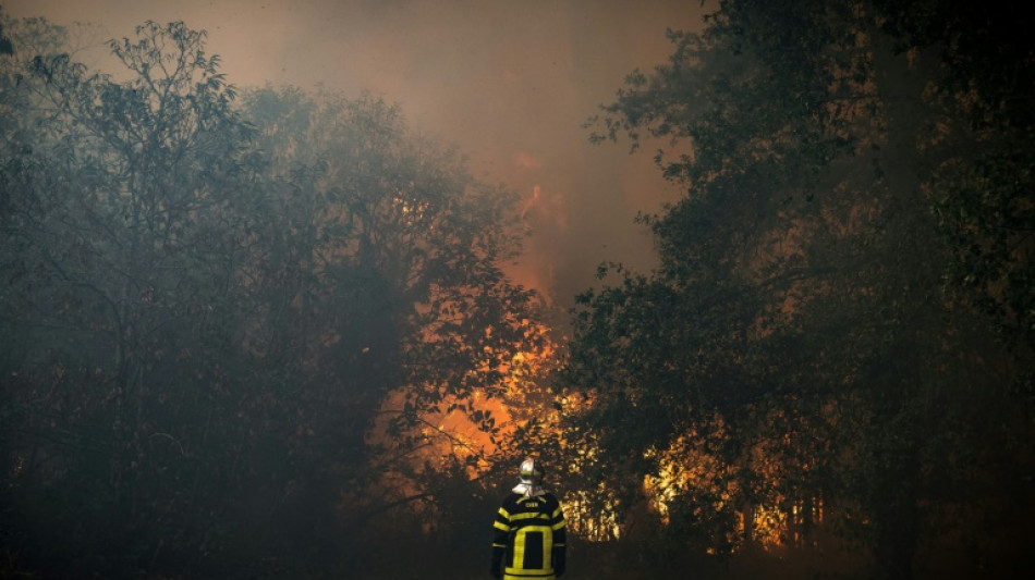 Incendie en Gironde: progression du feu ralentie, plus de 3.600 hectares br&ucirc;l&eacute;s