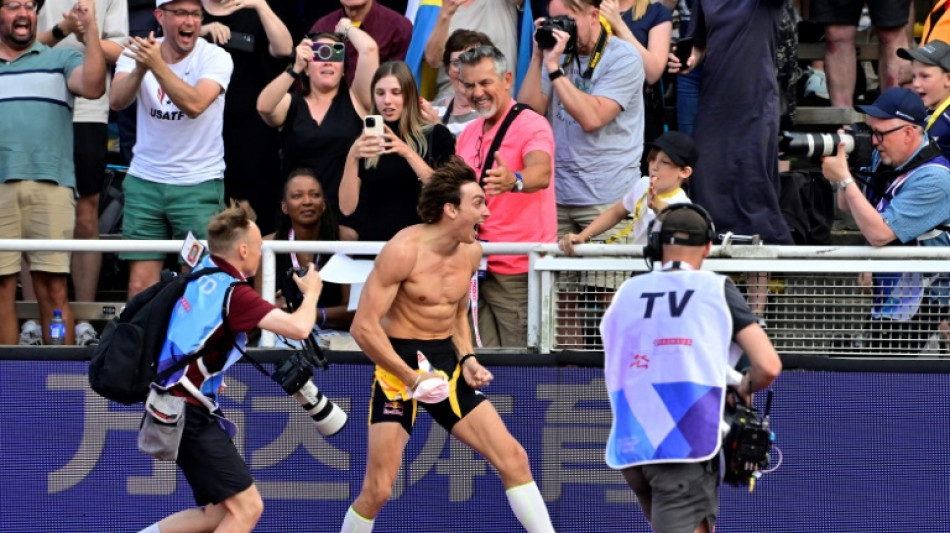 Duplantis increases pole vault world record to 6.28m