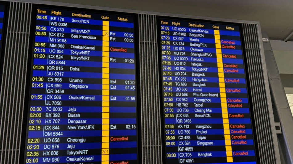 Le typhon Wipha passe près de Hong Kong, frappé par des vents puissants et de fortes pluies