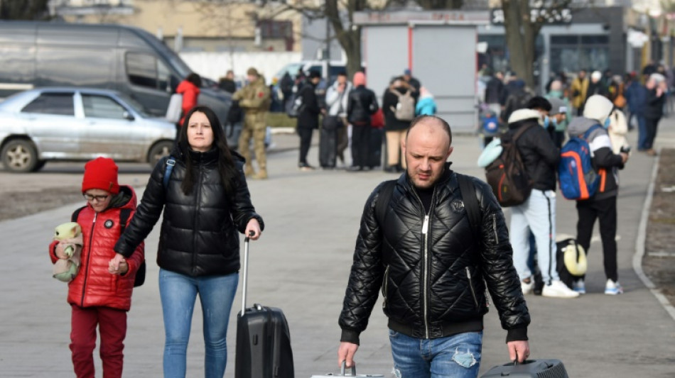 En el oeste de Ucrania, desarraigo de los desplazados por la invasi&oacute;n rusa