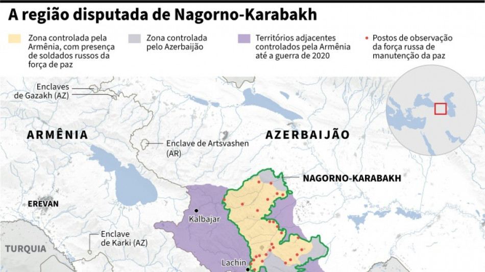 EUA pede desescalada em negocia&ccedil;&otilde;es sobre Nagorno-Karabakh