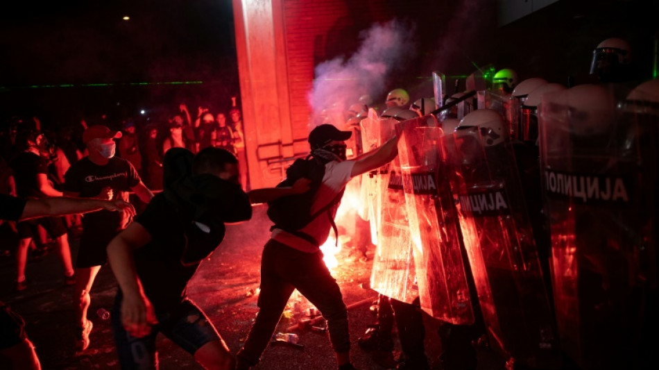 Serbie: 42 personnes en d&eacute;tention apr&egrave;s une manifestation anti-gouvernement