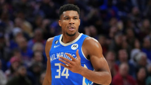 Giannis topples ladder in incident after NBA loss