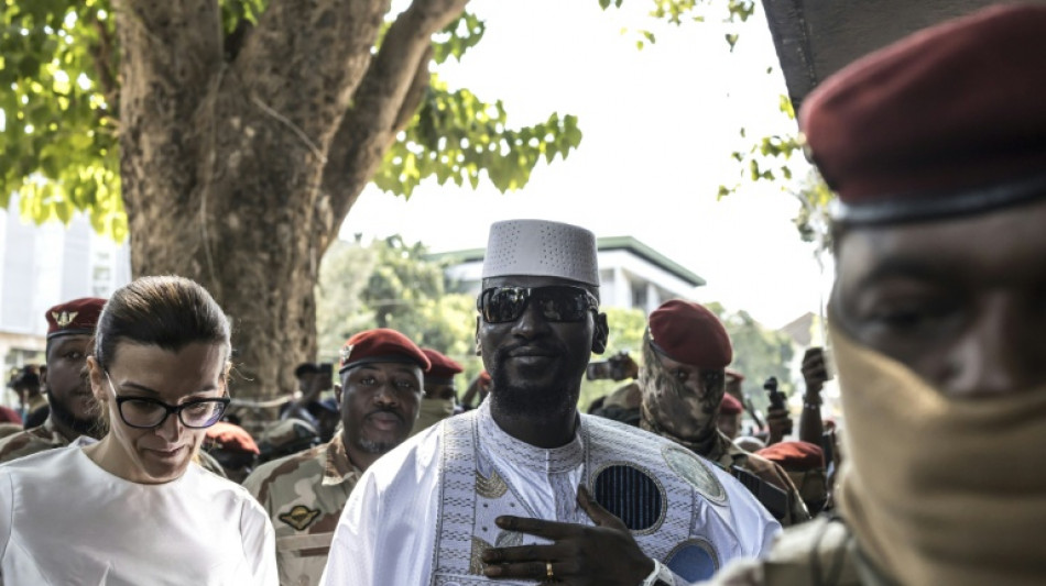 Guinea junta chief Doumbouya elected president: election commission