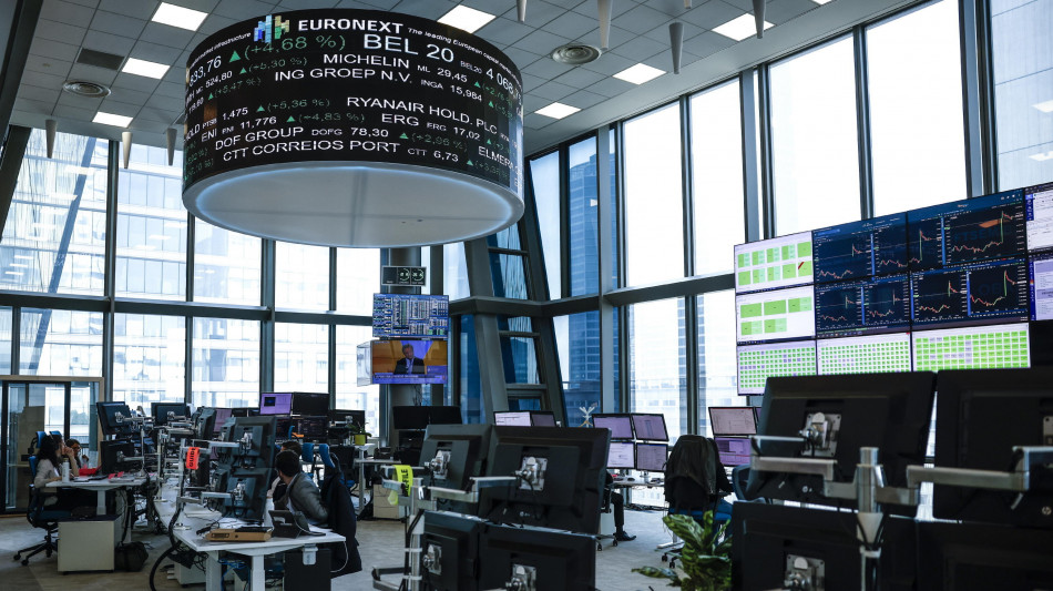 Borsa: l'Europa conferma il rosso con Wall Street, Milano -1%