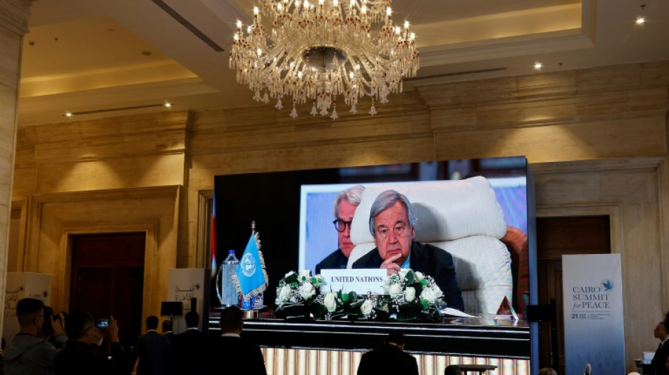 L&iacute;deres internacionais reunidos no Egito pedem cessar-fogo e ajuda para Gaza