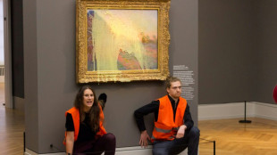 Apr&egrave;s les "Tournesols", un tableau de Monet asperg&eacute; de pur&eacute;e par des activistes