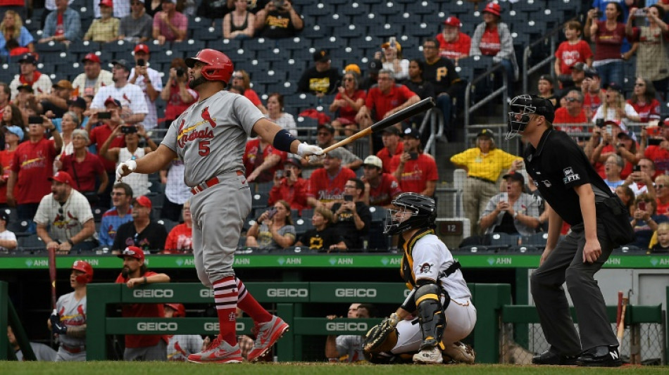 Pujols' 697th career homer puts him fourth all-time in MLB